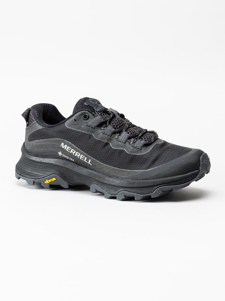 Merrell - Moab Speed GTX - Svarta grova promenadskor i gore-tex