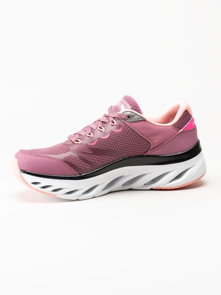 Skechers - Arch Fit Glide Step - Rosa sportskor i textil