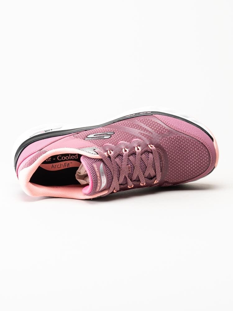Skechers - Arch Fit Glide Step - Rosa sportskor i textil