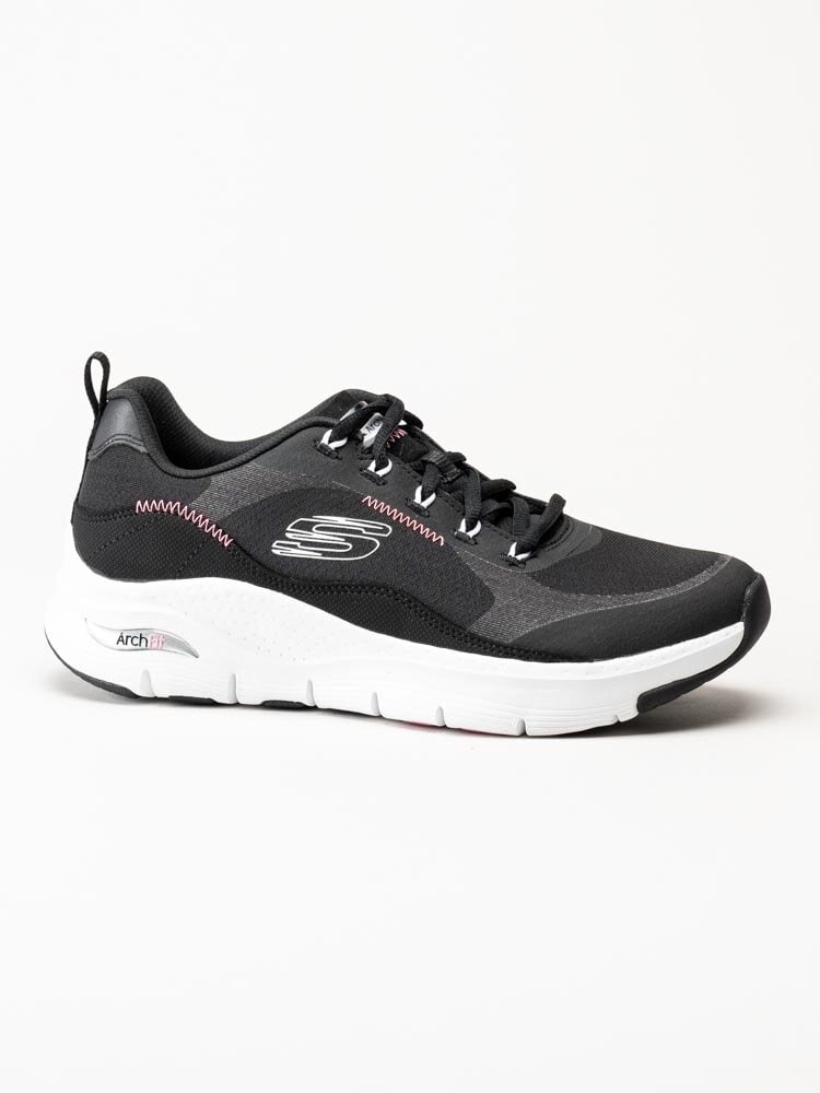 Skechers - Arch Fit Cool Oasis - Svarta sportiga sneakers i textil