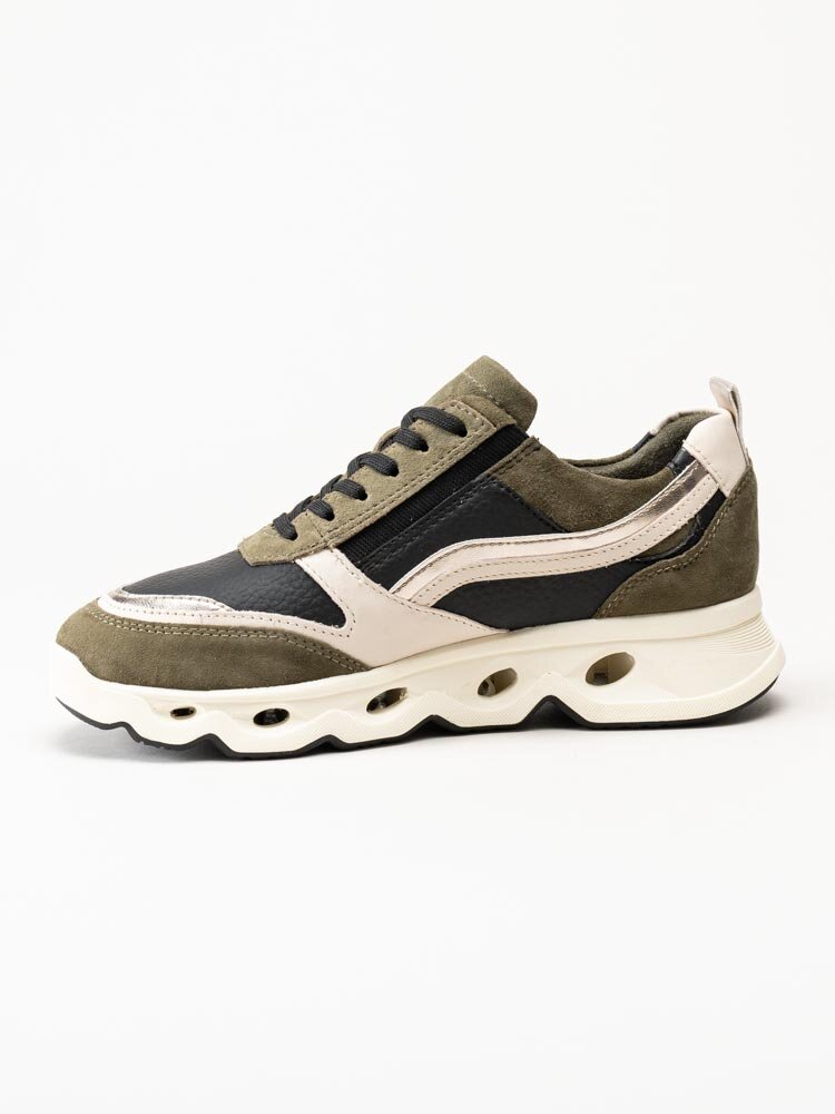 Tamaris - Gröna sportiga sneakers