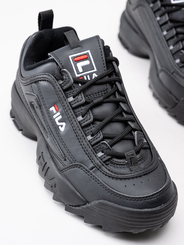 FILA - Disruptor Low Wmn - Svarta 90-tals sneakers