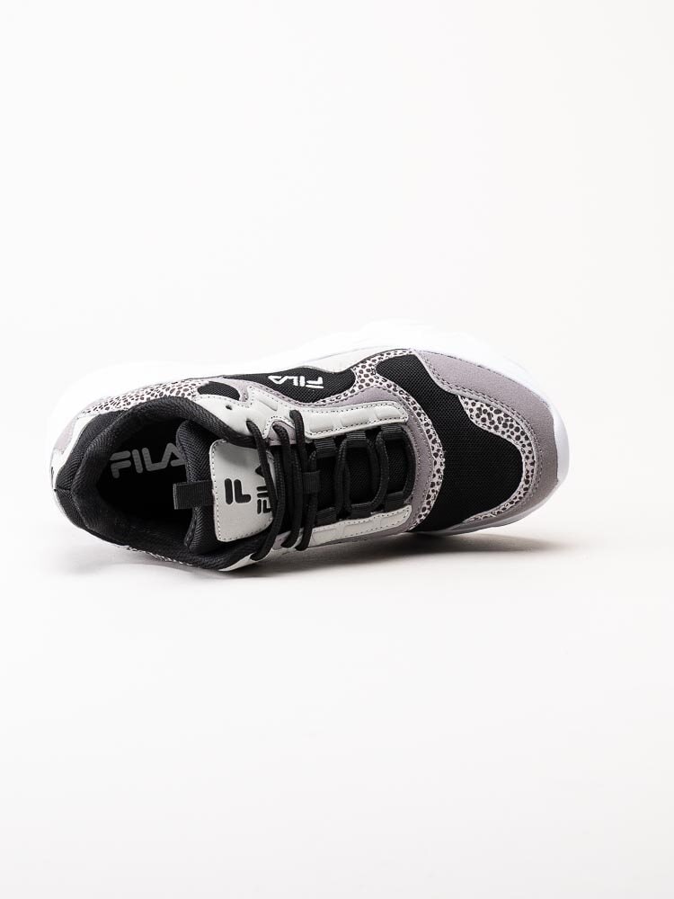FILA - Collene A Wmn - Grå sneakers med leopard detaljer