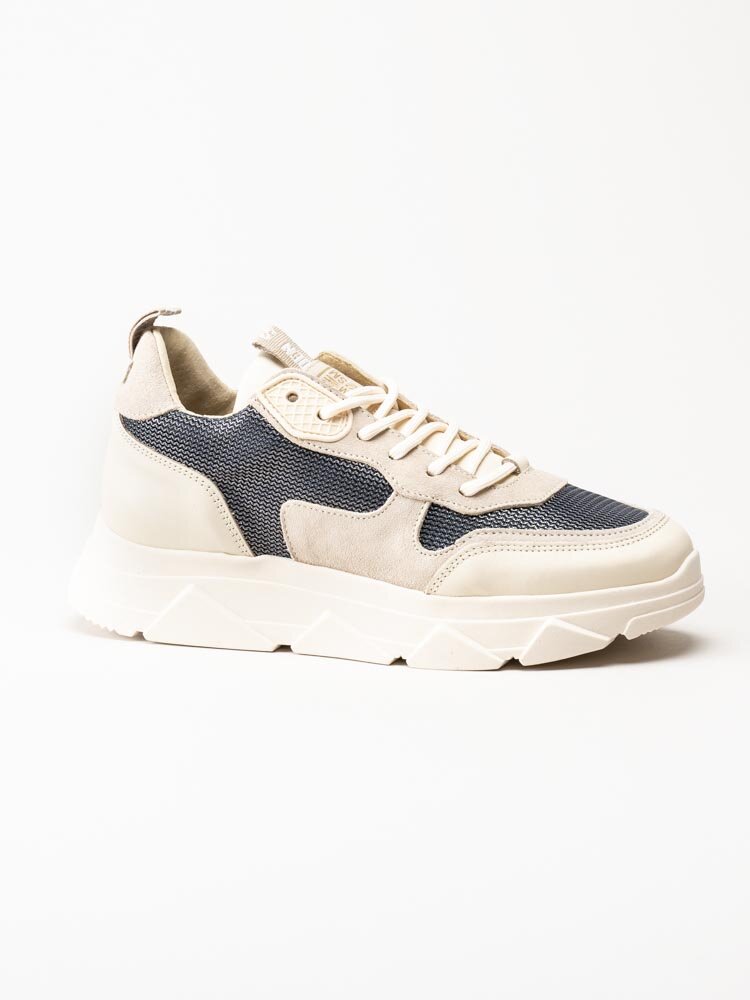 Steve Madden - Pitty - Off white platåsneakers i mocka