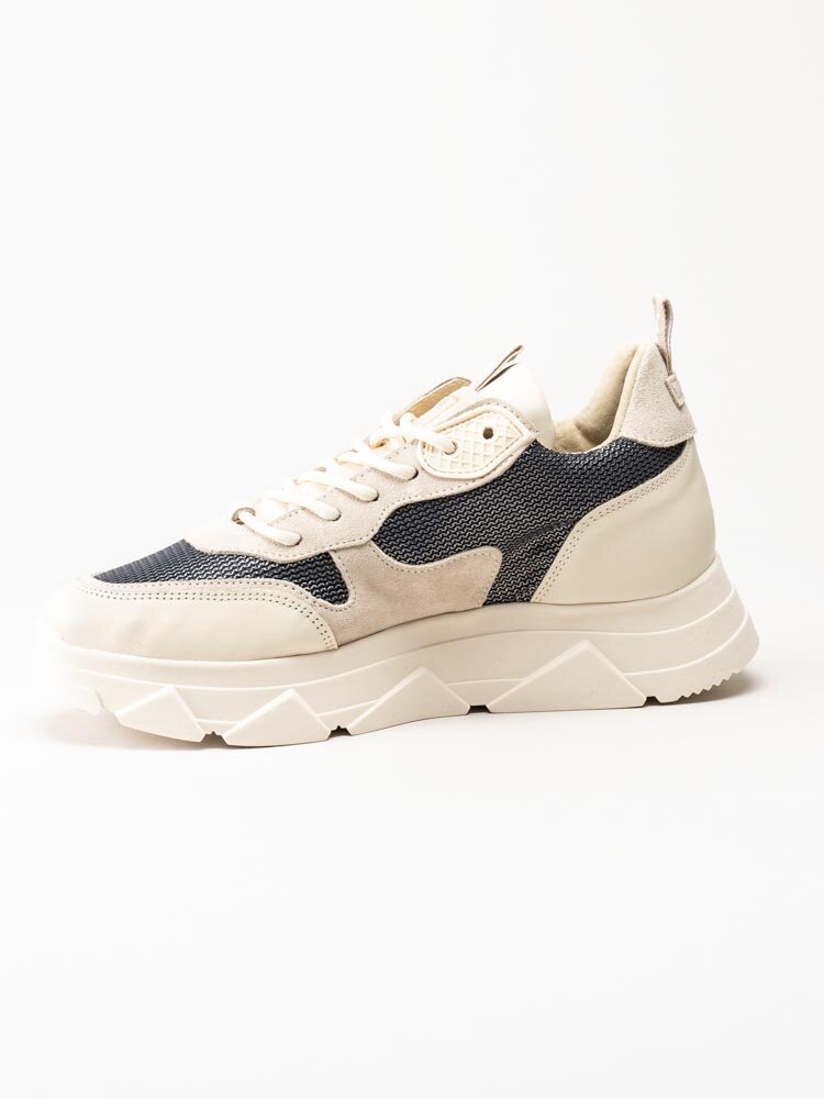 Steve Madden - Pitty - Off white platåsneakers i mocka