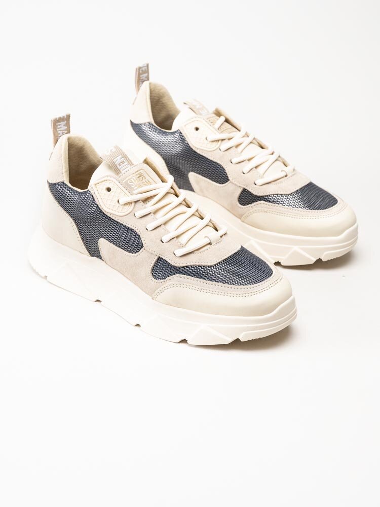Steve Madden - Pitty - Off white platåsneakers i mocka