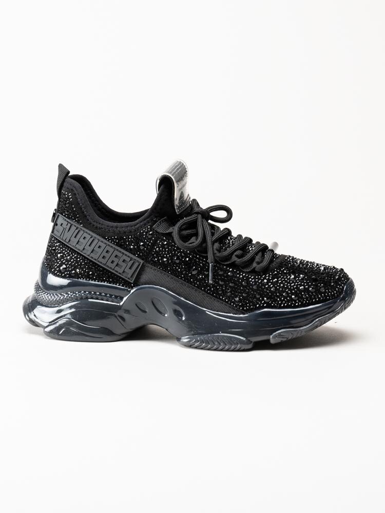 Steve Madden - Maxima-R - Svarta chunky sneakers med strass