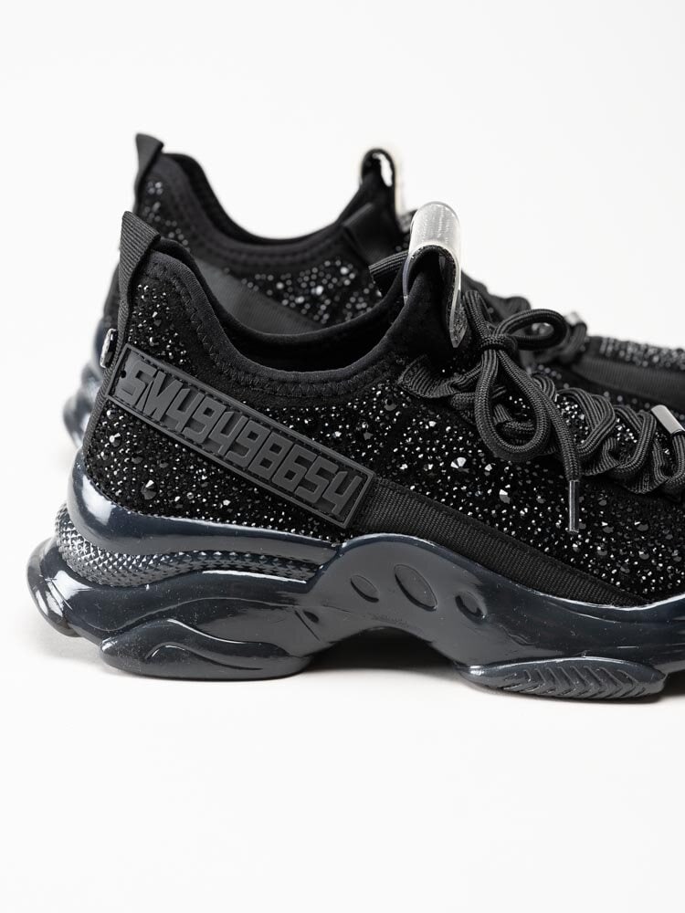 Steve Madden - Maxima-R - Svarta chunky sneakers med strass