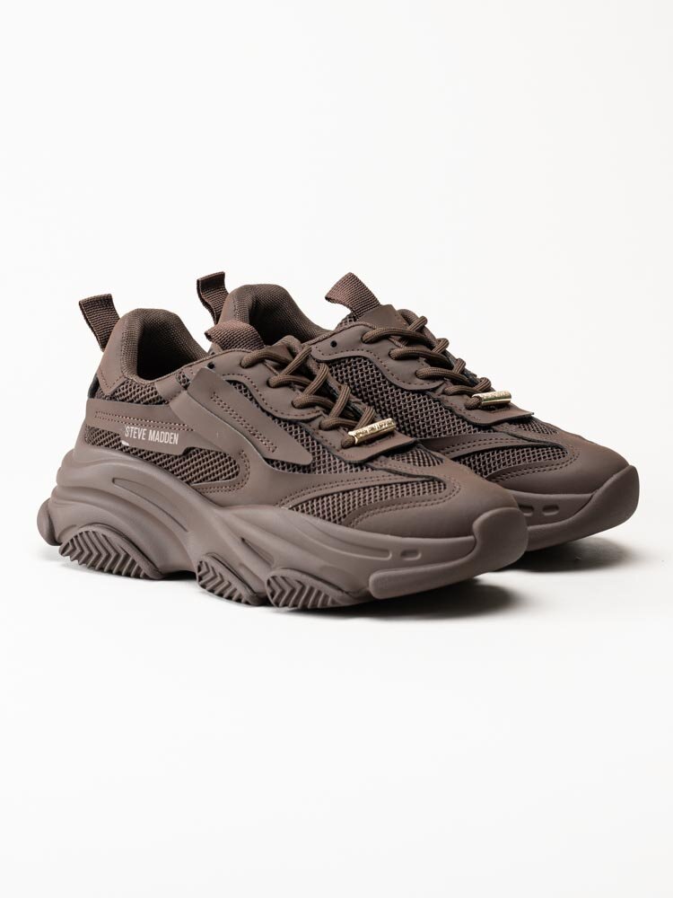 Steve Madden - Possession - Bruna chunky sneakers i textil