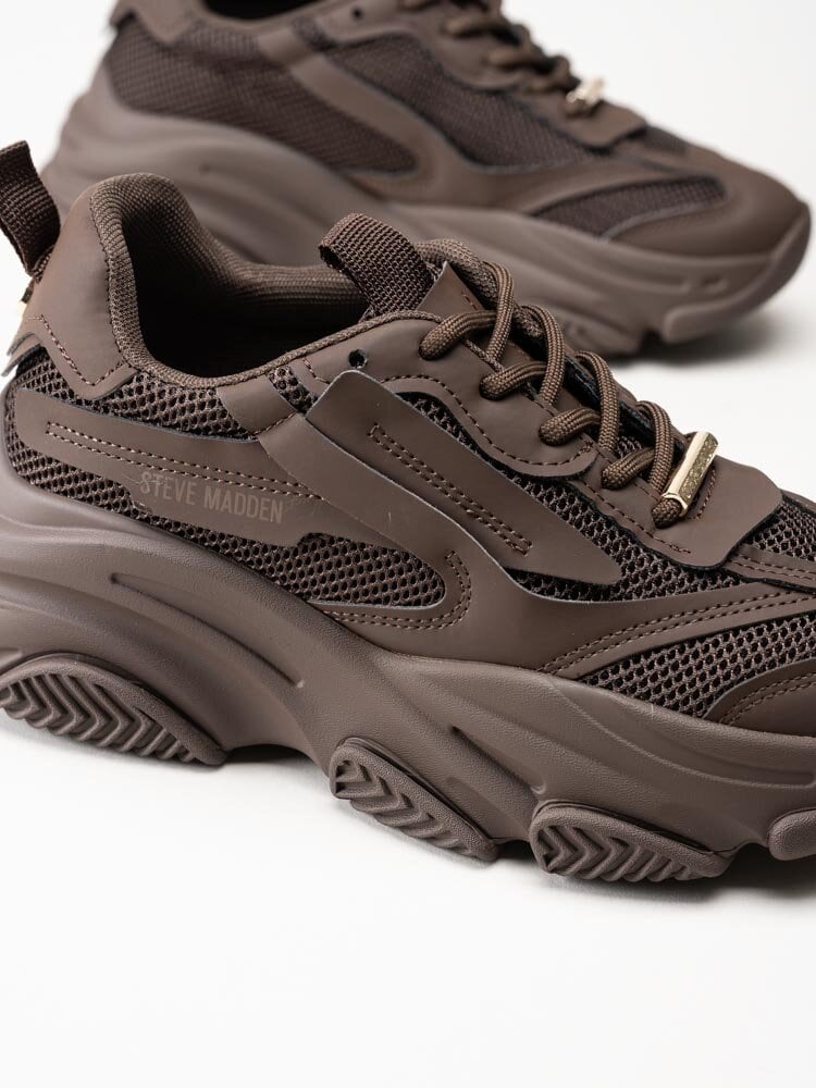 Steve Madden - Possession - Bruna chunky sneakers i textil