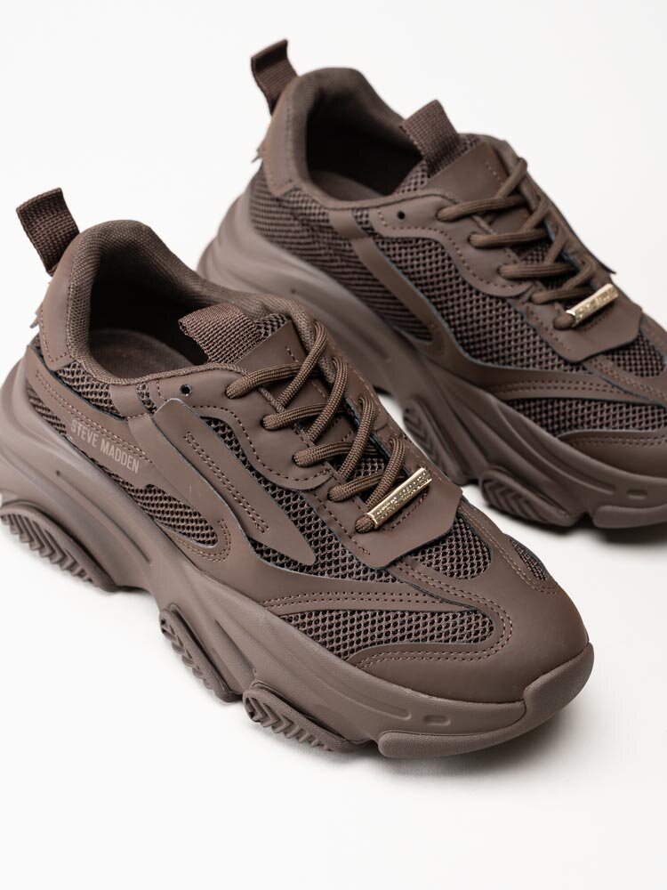 Steve Madden - Possession - Bruna chunky sneakers i textil