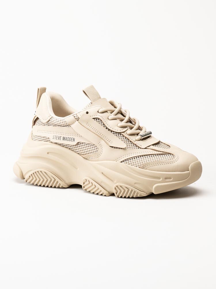 Steve Madden - Possession - Beige chunky sneakers i textil