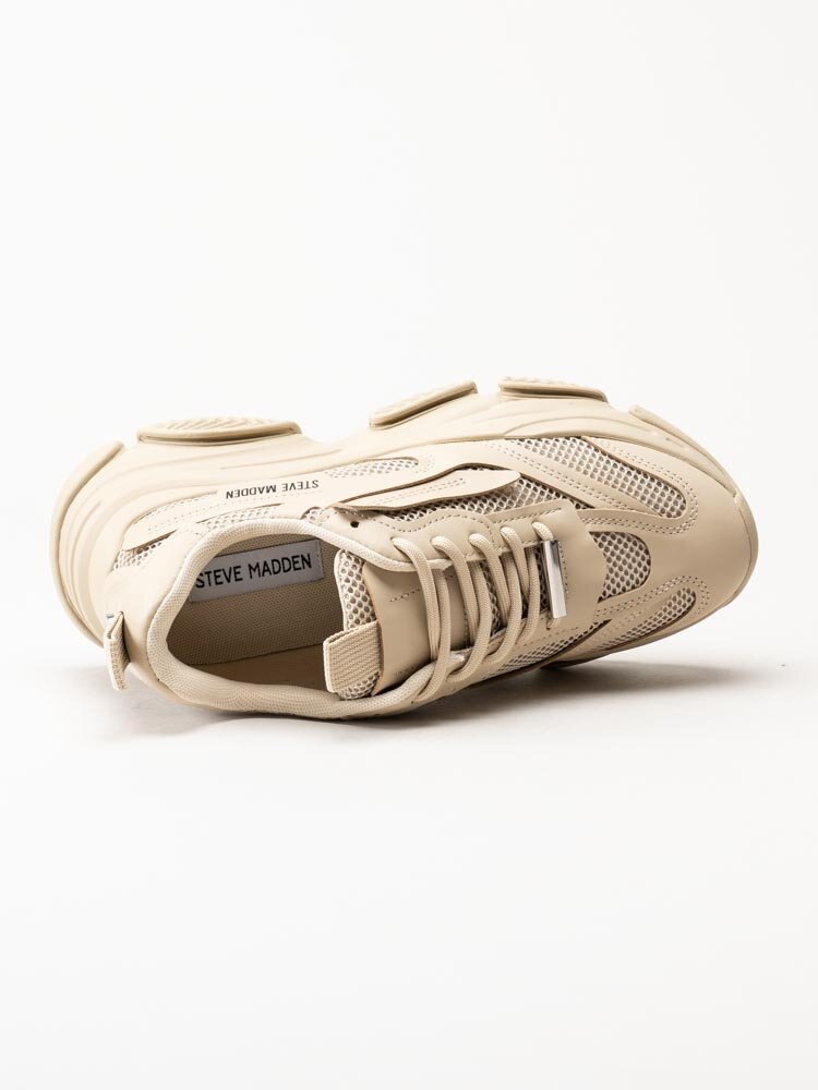 Steve Madden - Possession - Beige chunky sneakers i textil