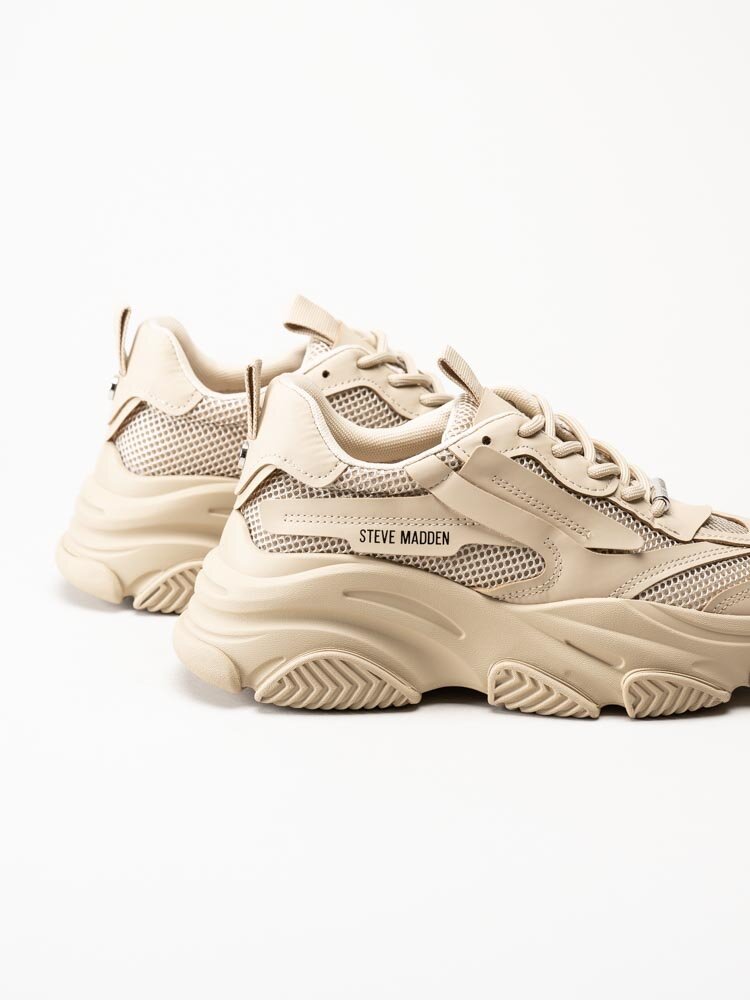 Steve Madden - Possession - Beige chunky sneakers i textil