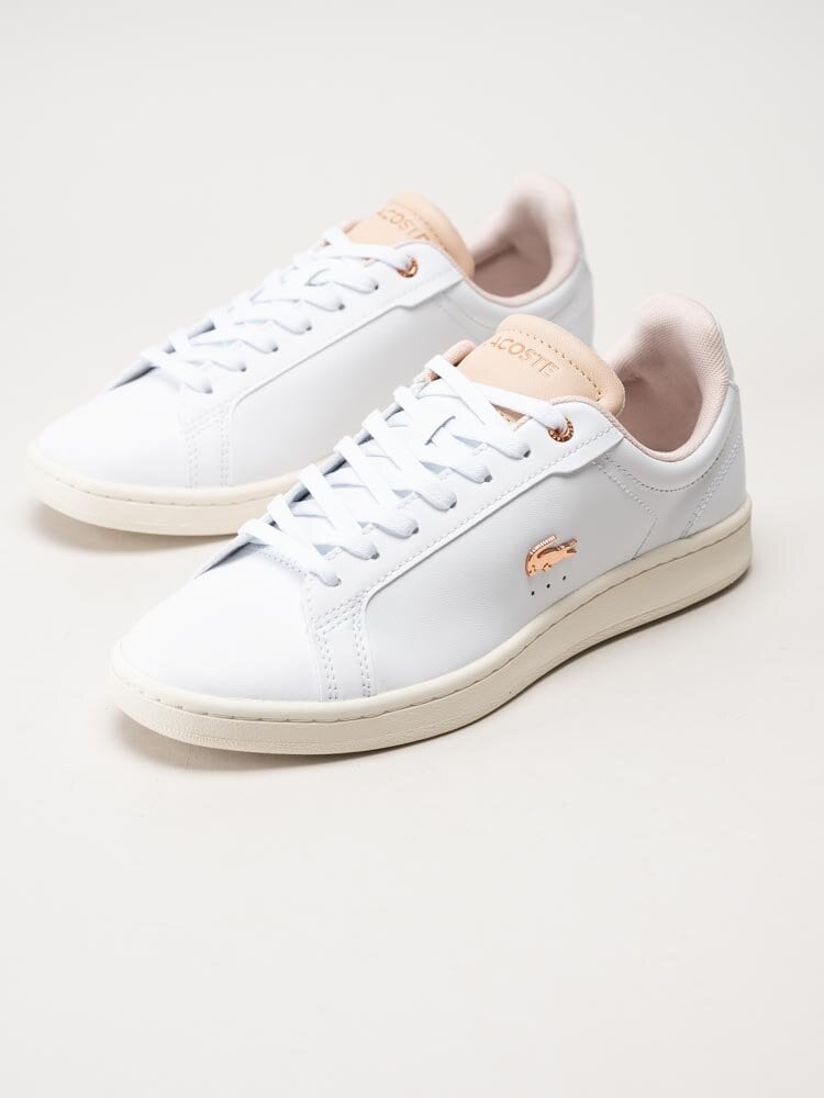 Lacoste - Carnaby Pro - Vita sneakers i skinn