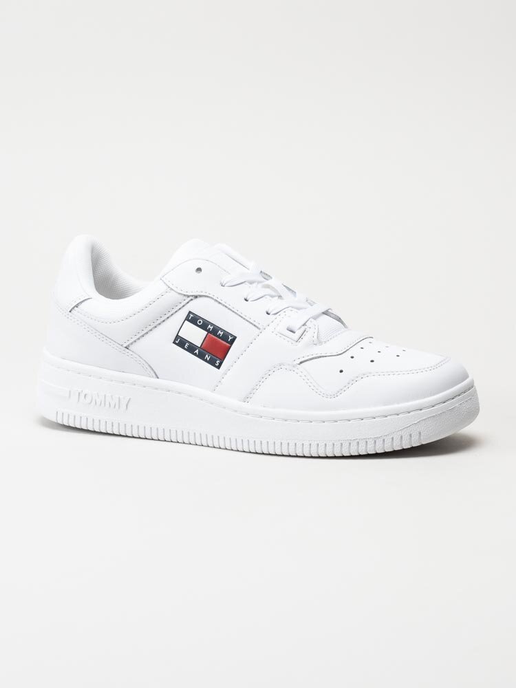 Tommy Hilfiger - Retro Basket Wmn - Vita basketinspirerade sneakers