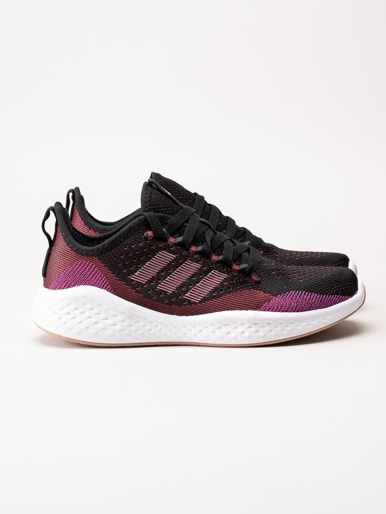 Adidas - Fluidflow 2.0 - Svarta sportskor med rosa inslag