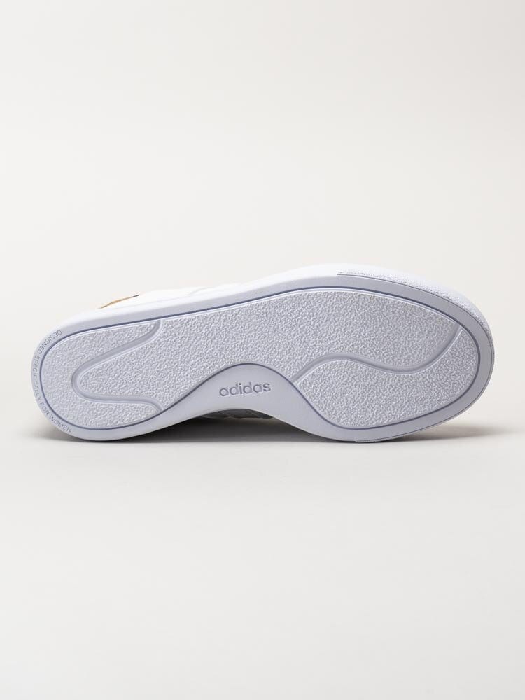 Adidas - Court Platform - Vita sneakers i skinnimitation