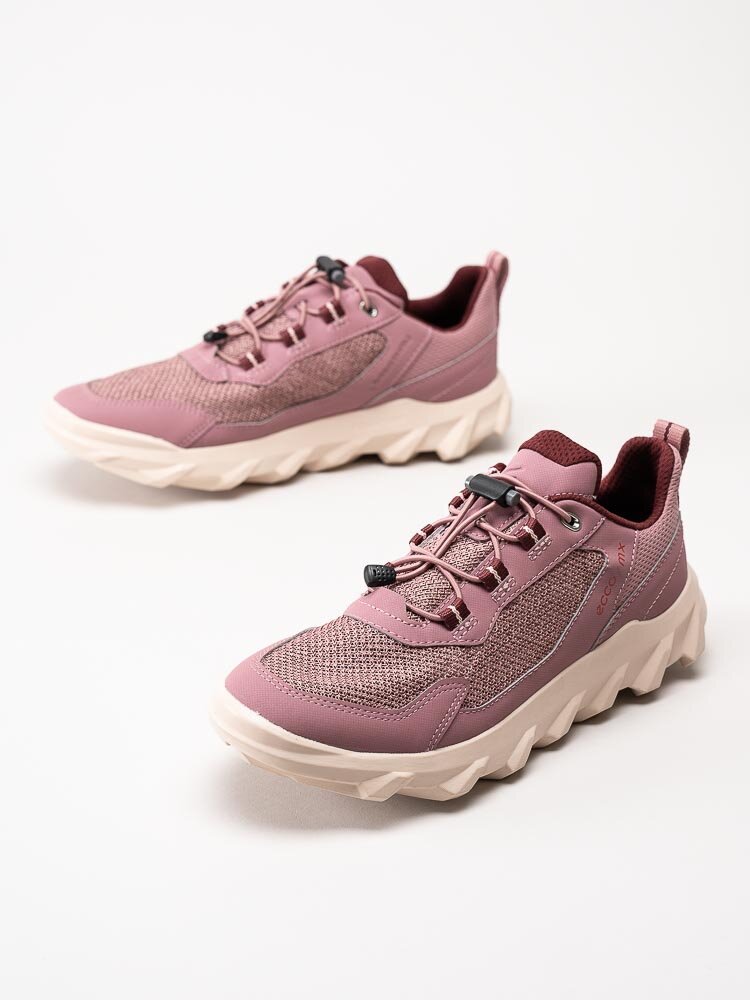 Ecco - Mx W - Rosa sneakers i textil