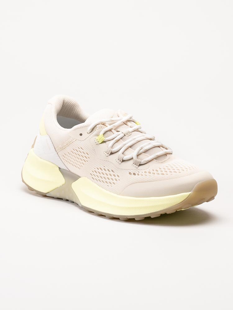 Gabor - Rollingsoft - Beige sneakers med gula detaljer