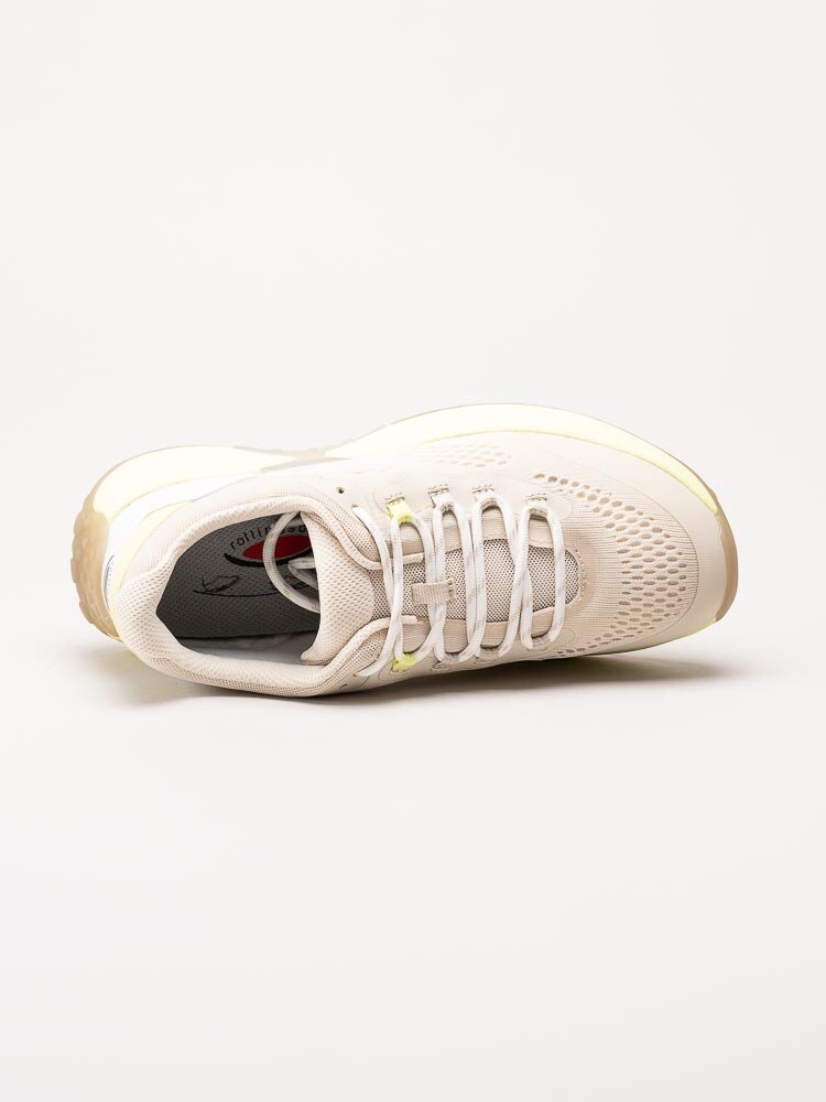 Gabor - Rollingsoft - Beige sneakers med gula detaljer