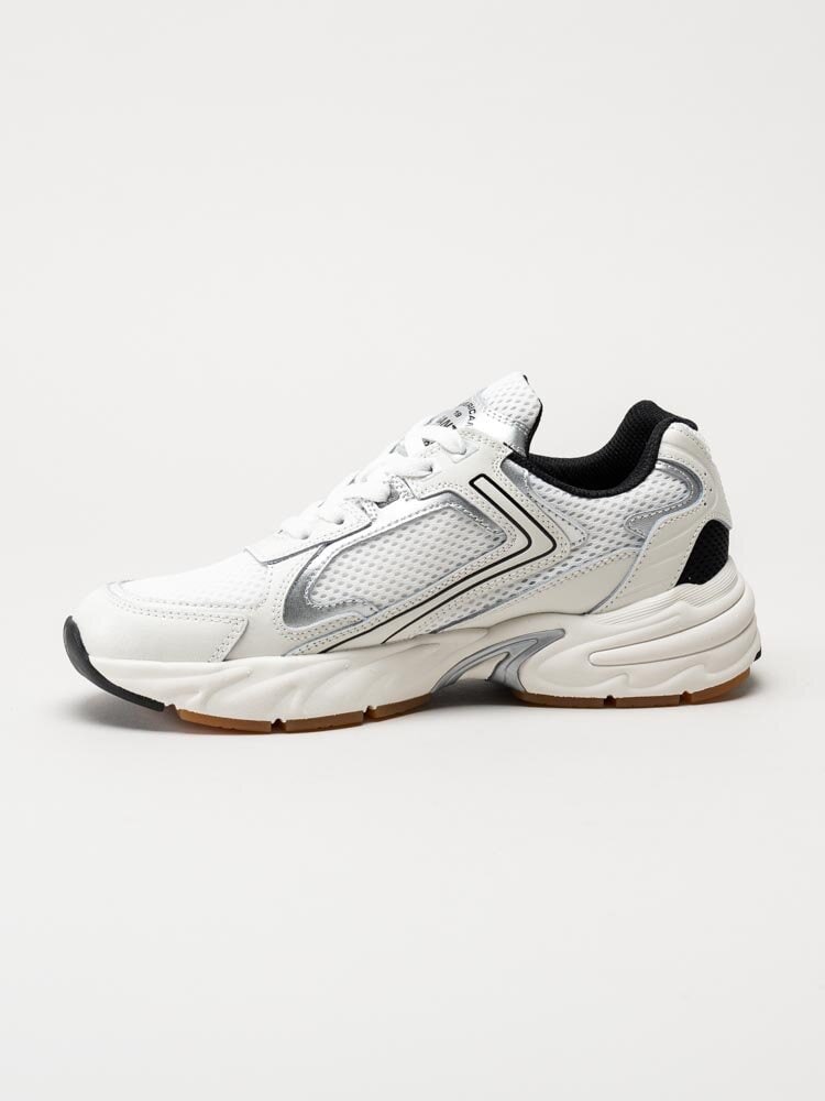 Gant Footwear - Mardii - Vita chunky sneakers i textil och skinn