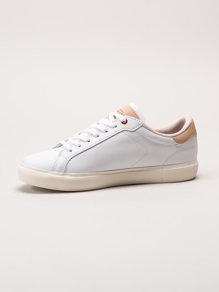 Lacoste - Powercourt - Vita sneakers i skinn