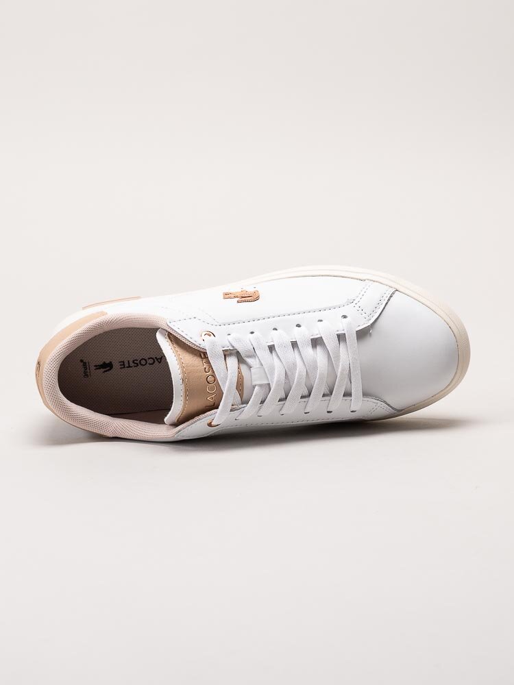 Lacoste - Powercourt - Vita sneakers i skinn