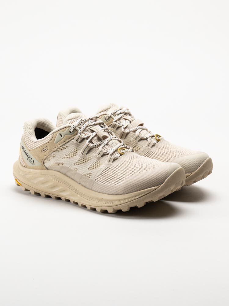 Merrell - Antora 3 GTX - Beige sportskor med Gore-Tex