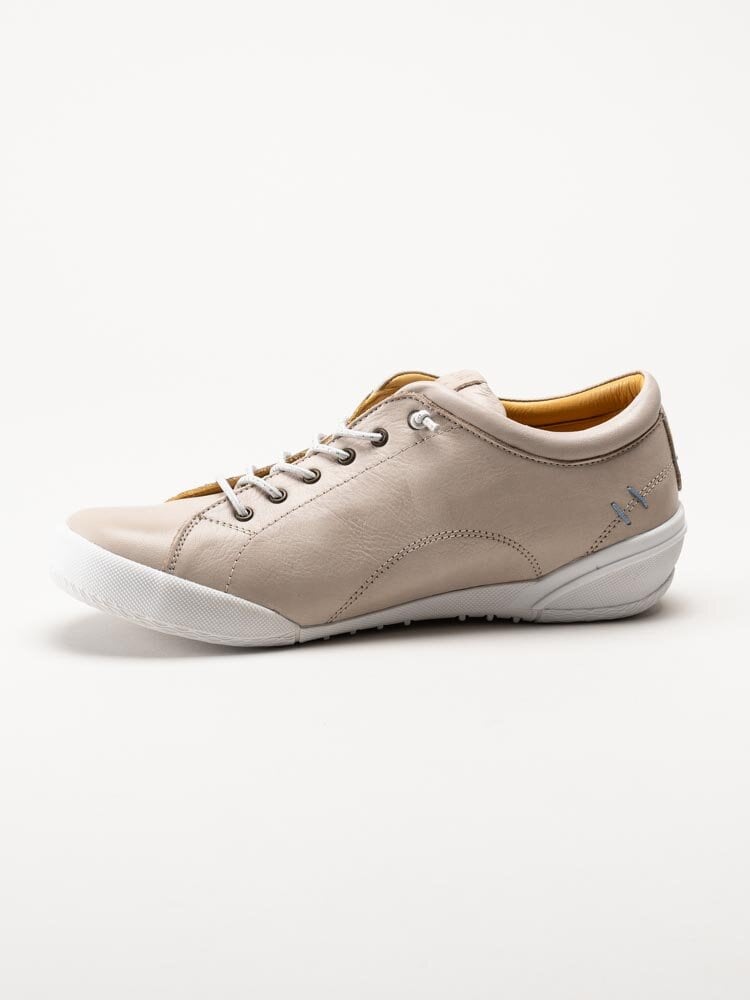 Dasia - Lantana - Beige snörskor i skinn