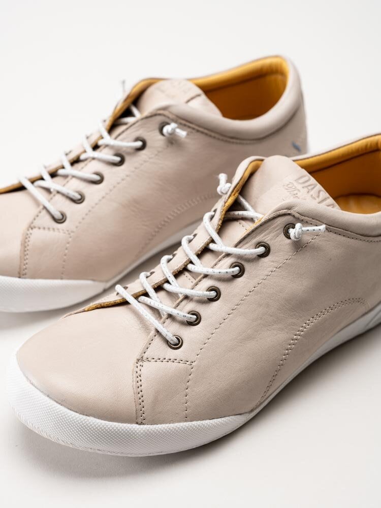 Dasia - Lantana - Beige snörskor i skinn