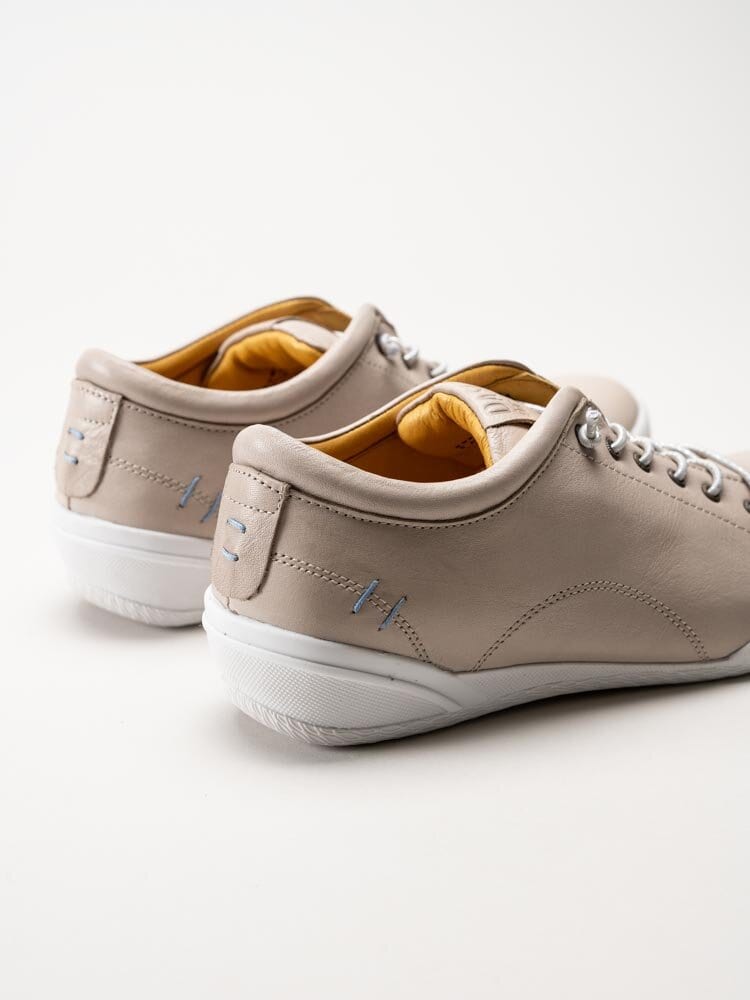 Dasia - Lantana - Beige snörskor i skinn