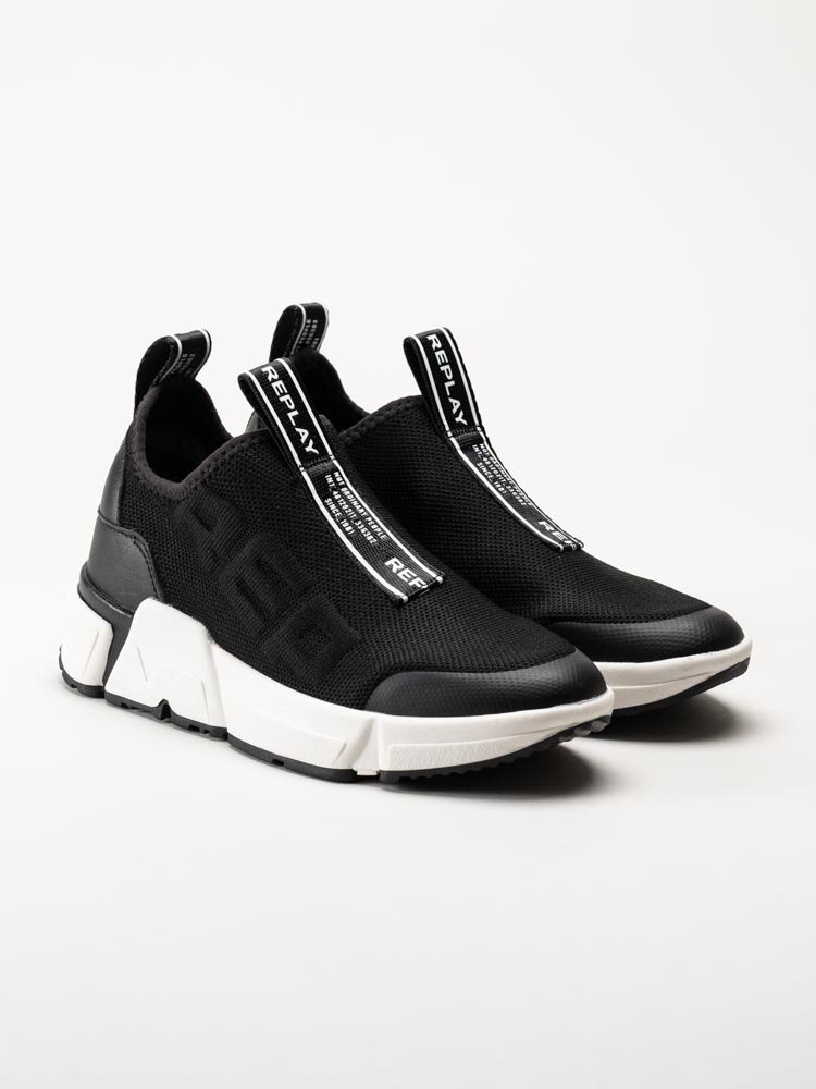 Replay - Miki Low - Svarta chunky sneakers