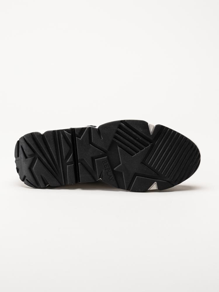 Replay - Miki Low - Svarta chunky sneakers