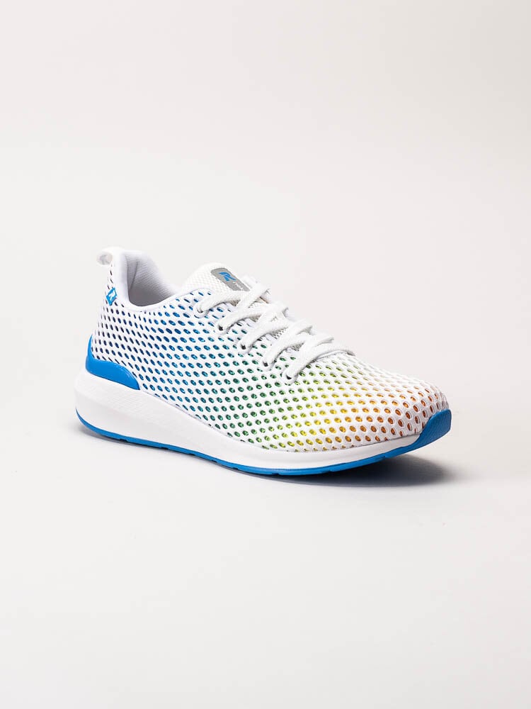 Rieker Evolution - Vita multifärgade sneakers i textil