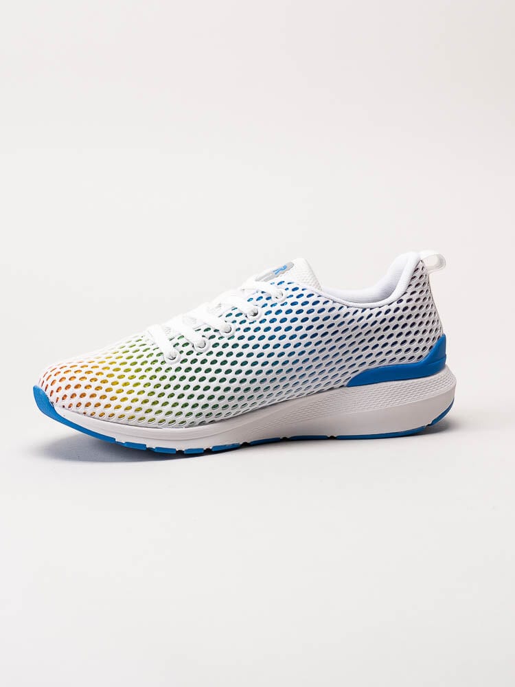 Rieker Evolution - Vita multifärgade sneakers i textil