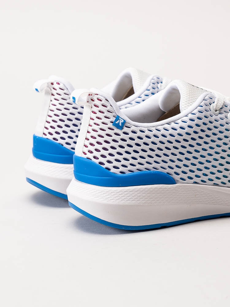 Rieker Evolution - Vita multifärgade sneakers i textil
