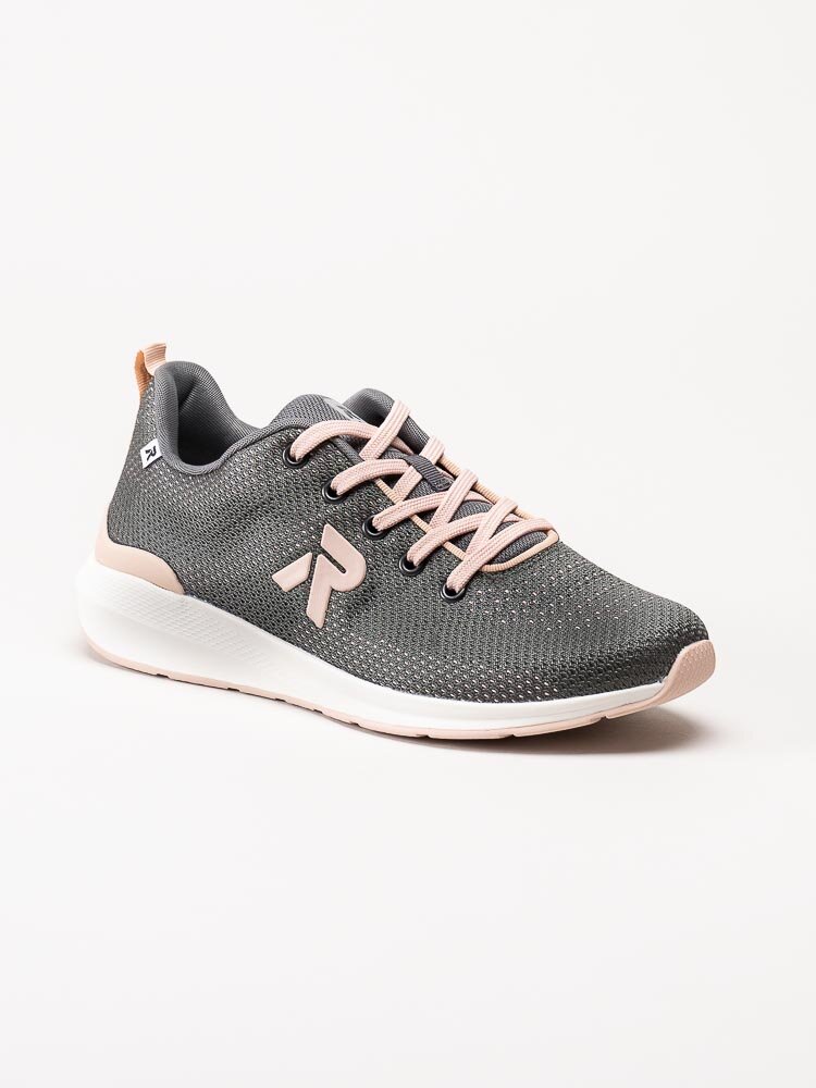 Rieker Evolution - Grå sneakers med rosa detaljer