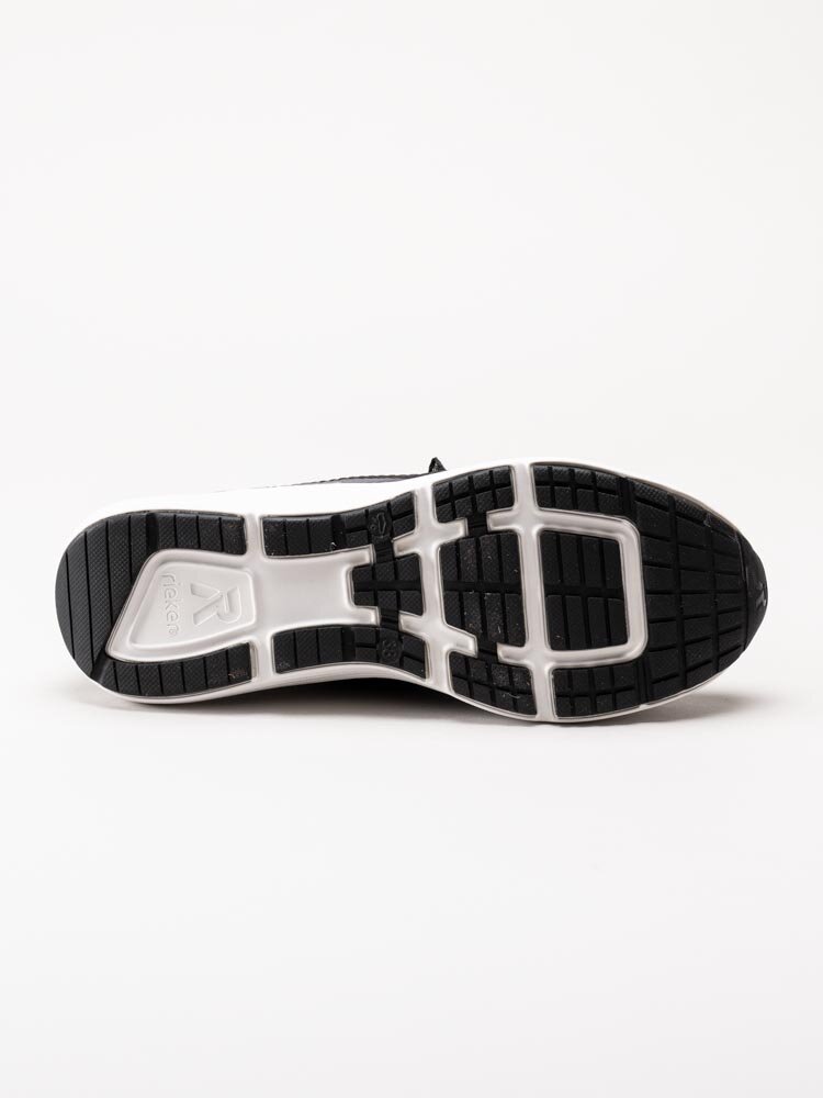 Rieker Evolution - Svarta slip on sneakers i textil