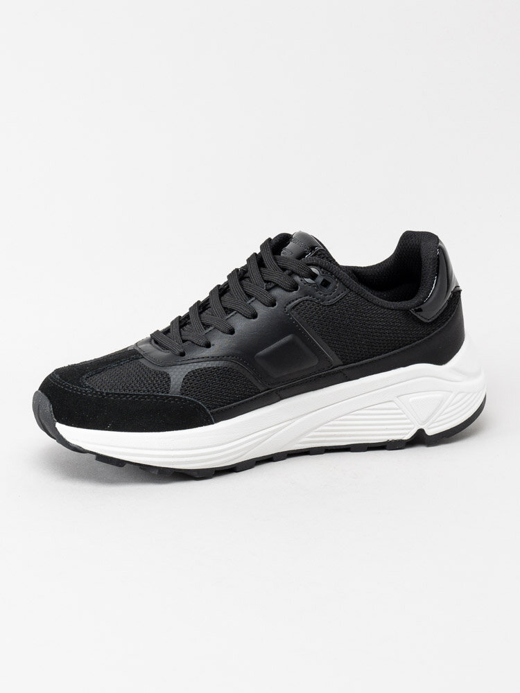 Björn Borg - R1300 Msh Pat W - Svarta chunky sneakers