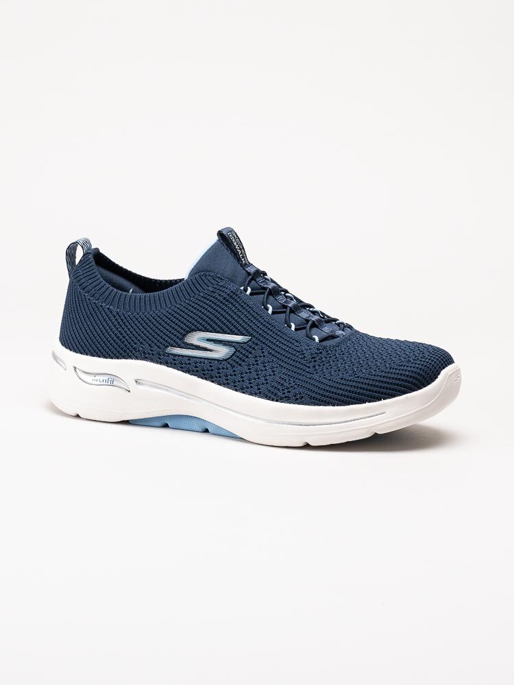 Skechers - Go Walk Arch Fit Crystal Waves - Mörkblå sneakers i textil