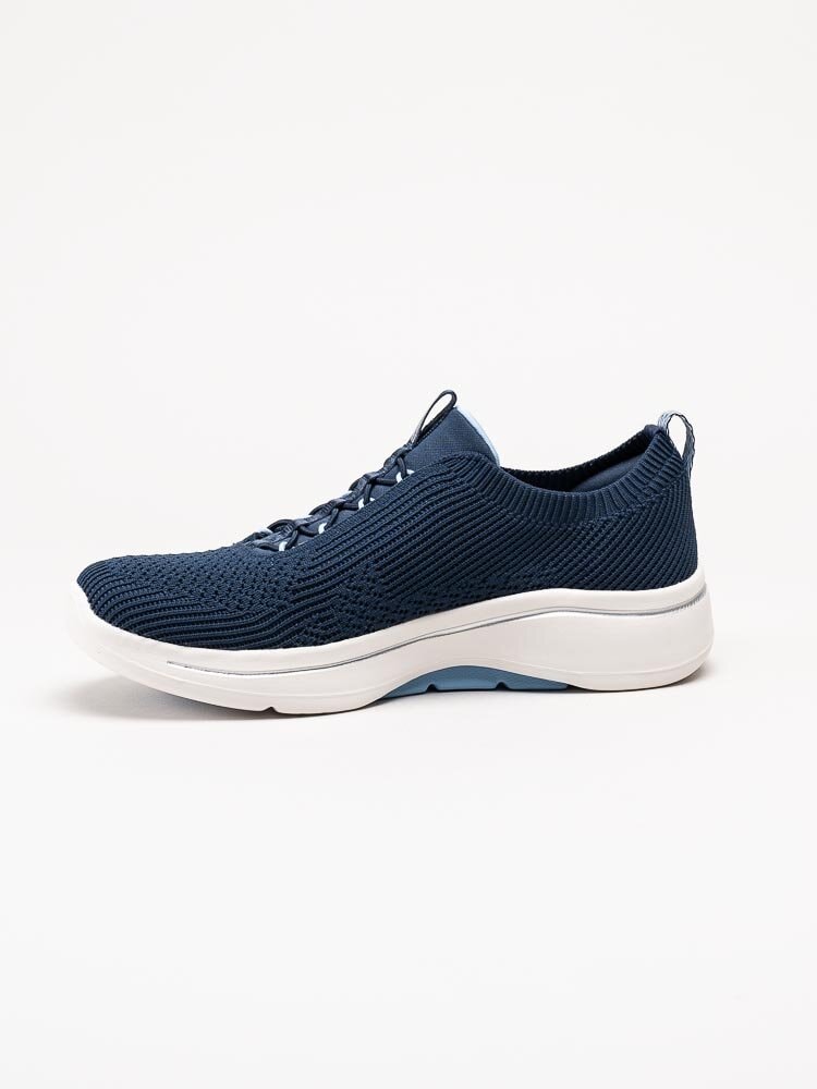 Skechers - Go Walk Arch Fit Crystal Waves - Mörkblå sneakers i textil