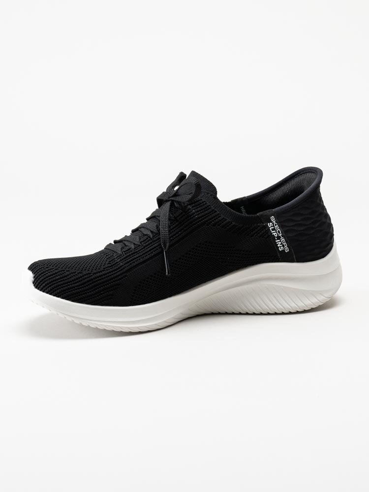 Skechers - Ultra Flex 3.0 Brilliant Path - Svarta slip on sneakers i textil