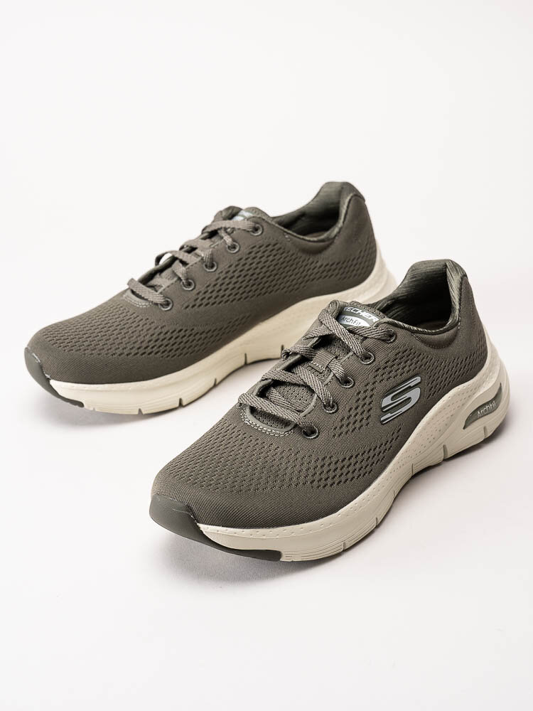 Skechers - Arch Fit Big Appeal - Gröna sportskor i textil