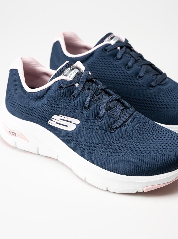 Skechers - Arch Fit Big Appeal - Marinblå sportskor i textil