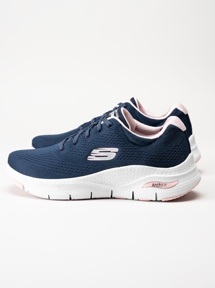 Skechers - Arch Fit Big Appeal - Marinblå sportskor i textil