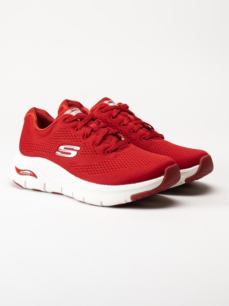 Skechers - Arch Fit Big Appeal - Röda sportskor i textil