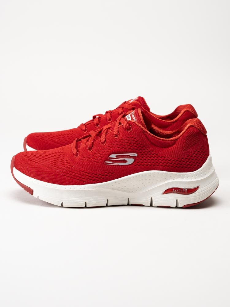 Skechers - Arch Fit Big Appeal - Röda sportskor i textil