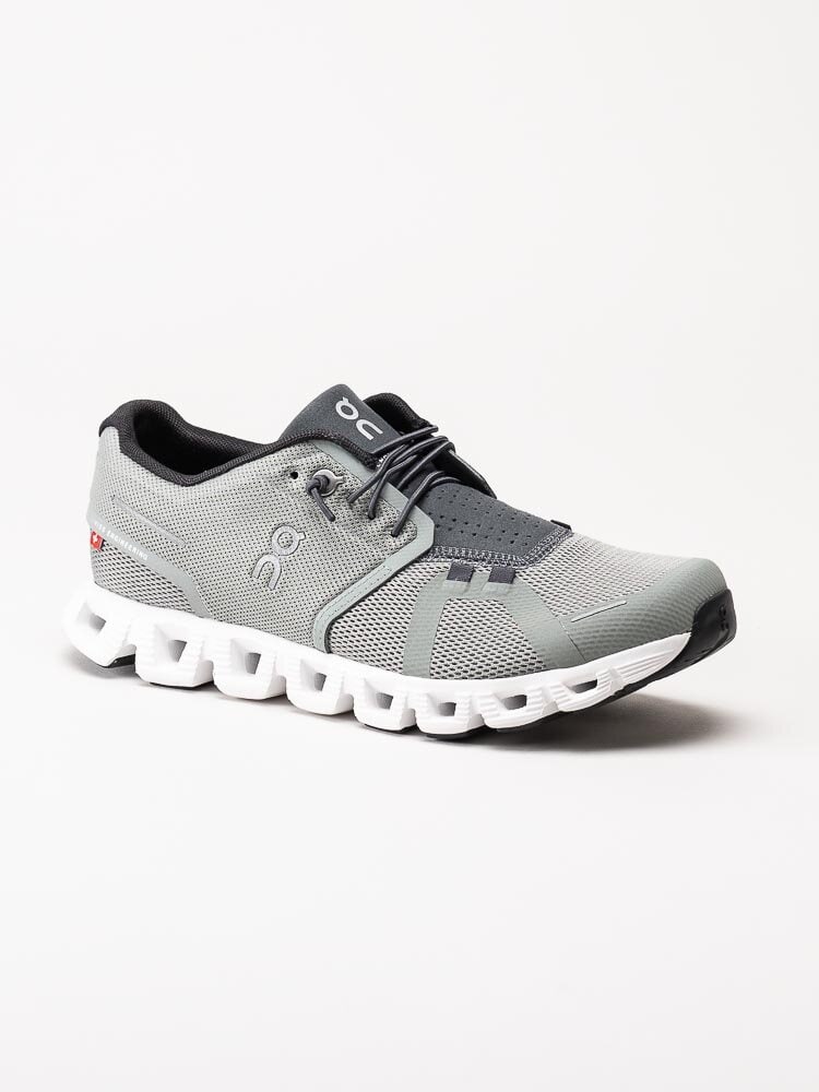 On - Cloud 5 - Gröna sportiga sneakers i textil