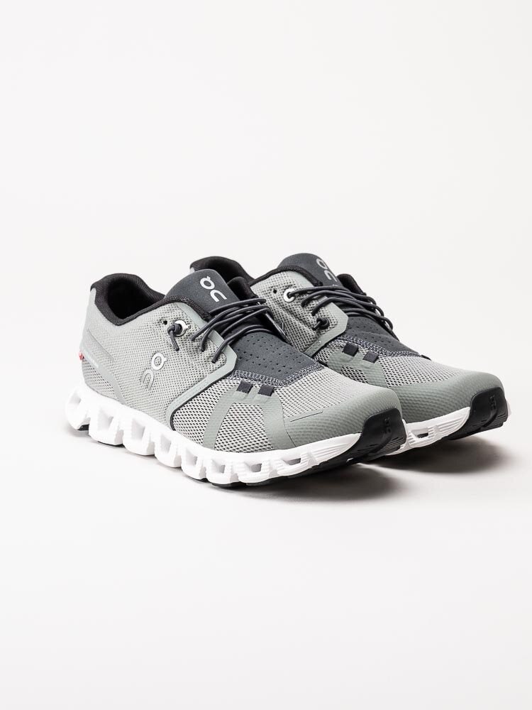 On - Cloud 5 - Gröna sportiga sneakers i textil